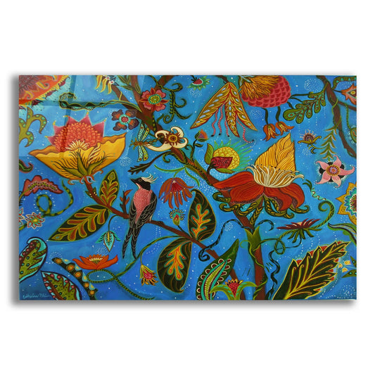 Epic Art 'Flowers Gone Wild' by Catherine A Nolin, Acrylic Glass Wall Art