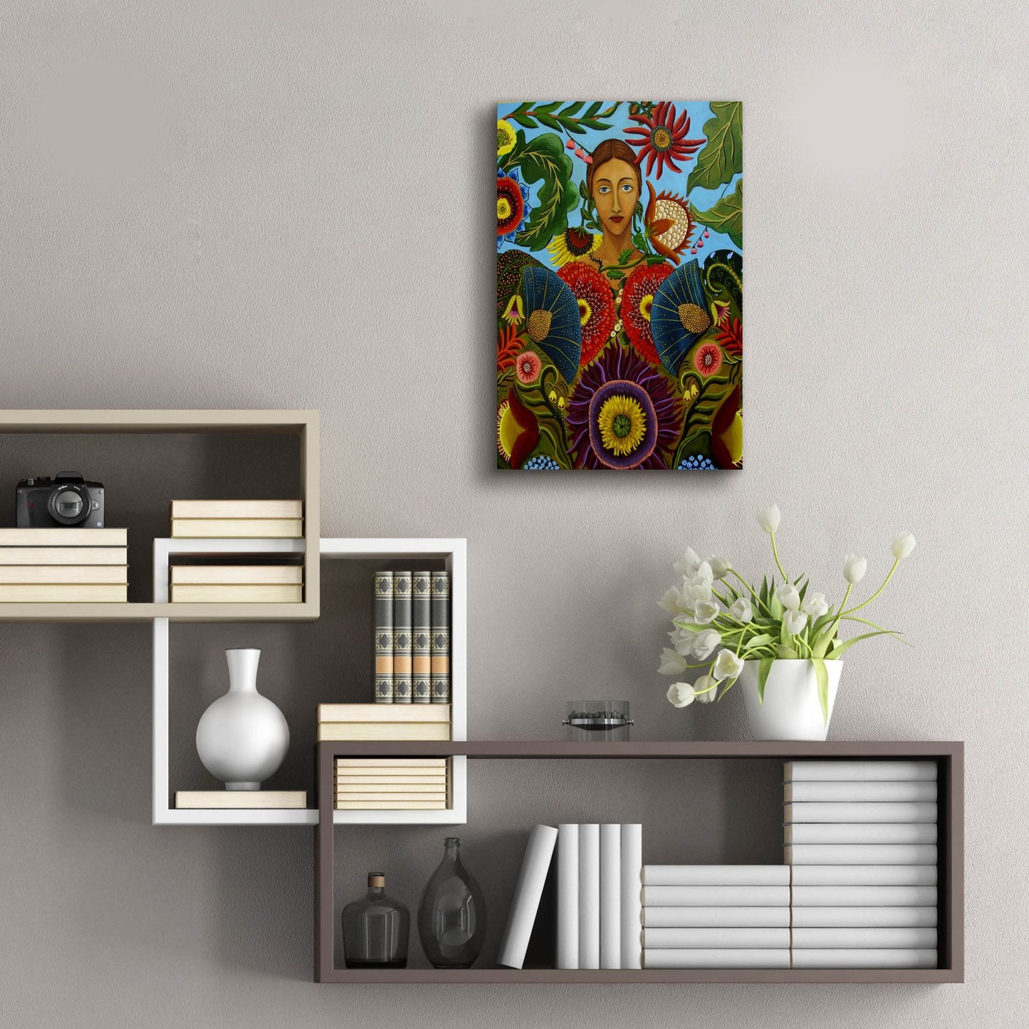 Epic Art 'Gaia' by Catherine A Nolin, Acrylic Glass Wall Art,16x24