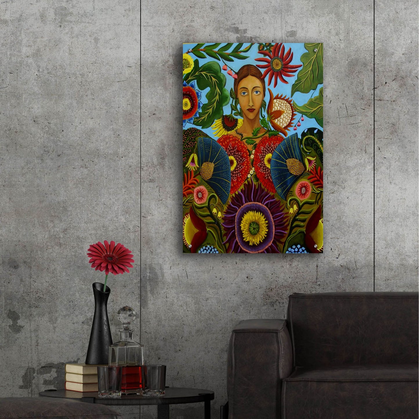 Epic Art 'Gaia' by Catherine A Nolin, Acrylic Glass Wall Art,24x36