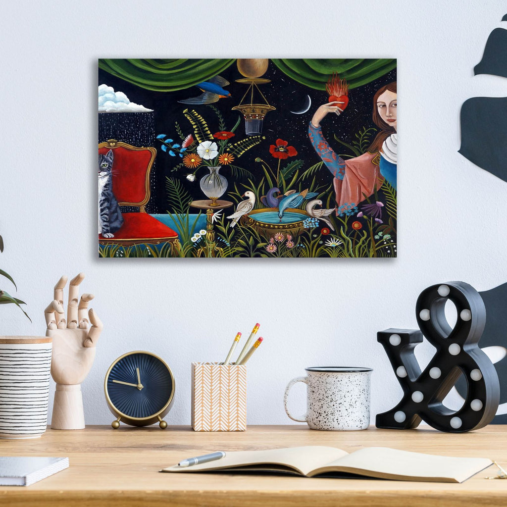 Katrinas World by Catherine A Nolin - 16x12 acrylic wall art in a room