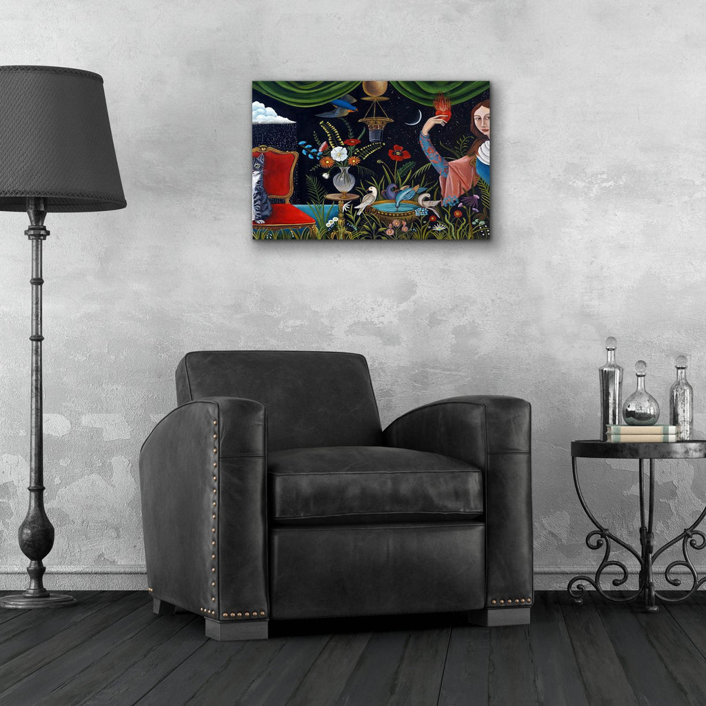 Katrinas World by Catherine A Nolin - 24x16 acrylic wall art in a room