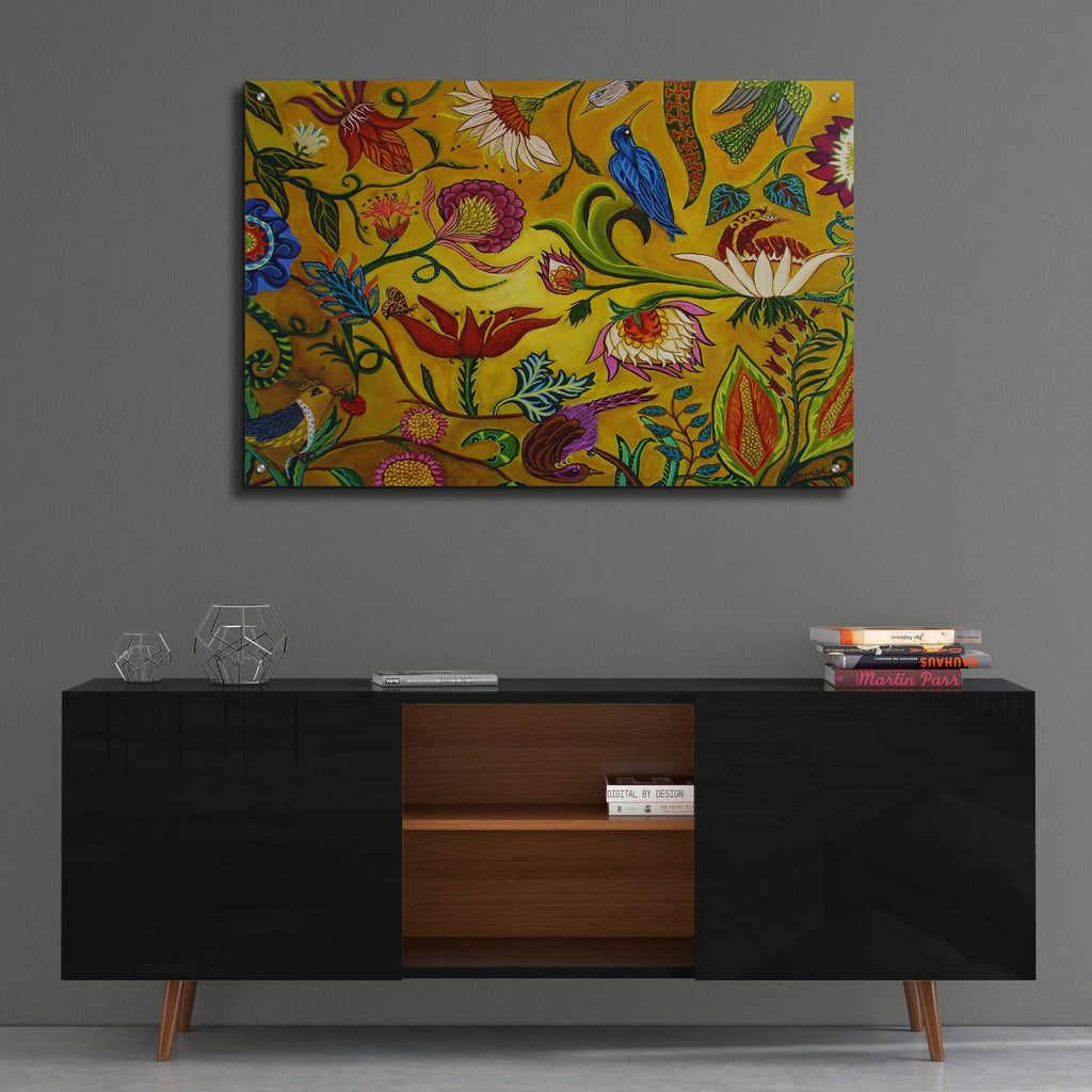 Nature Network by Catherine A Nolin - 36x24 acrylic wall art in a room