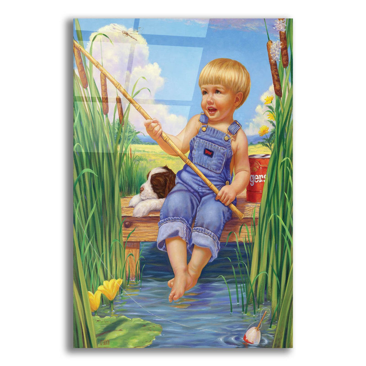 Fishin by Christopher Nick acrylic glass wall art