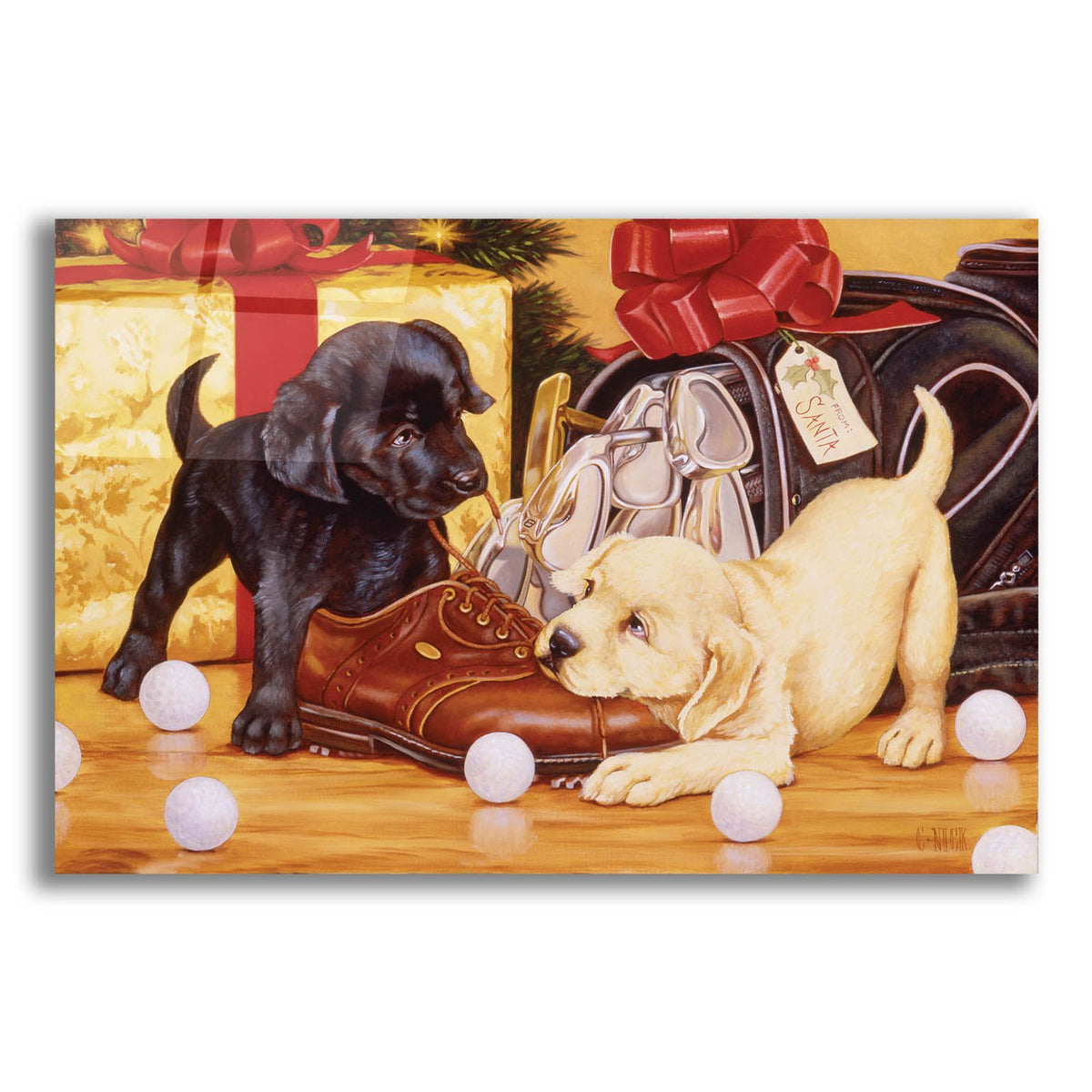 Lab Golf by Christopher Nick acrylic glass wall art
