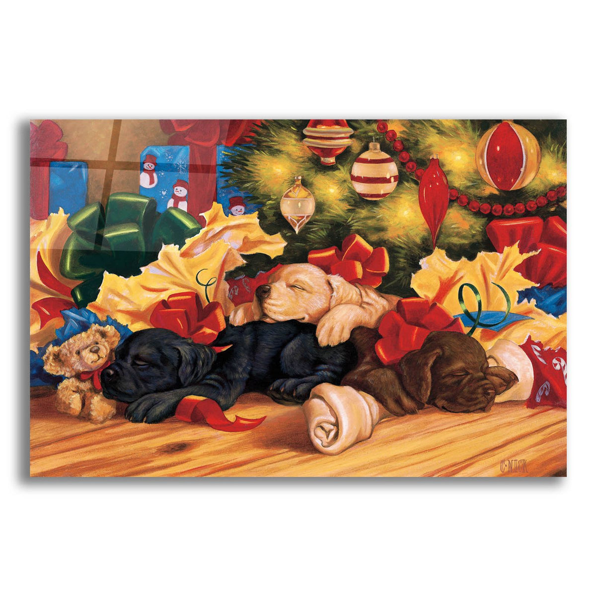 Labs Sleep by Christopher Nick acrylic glass wall art