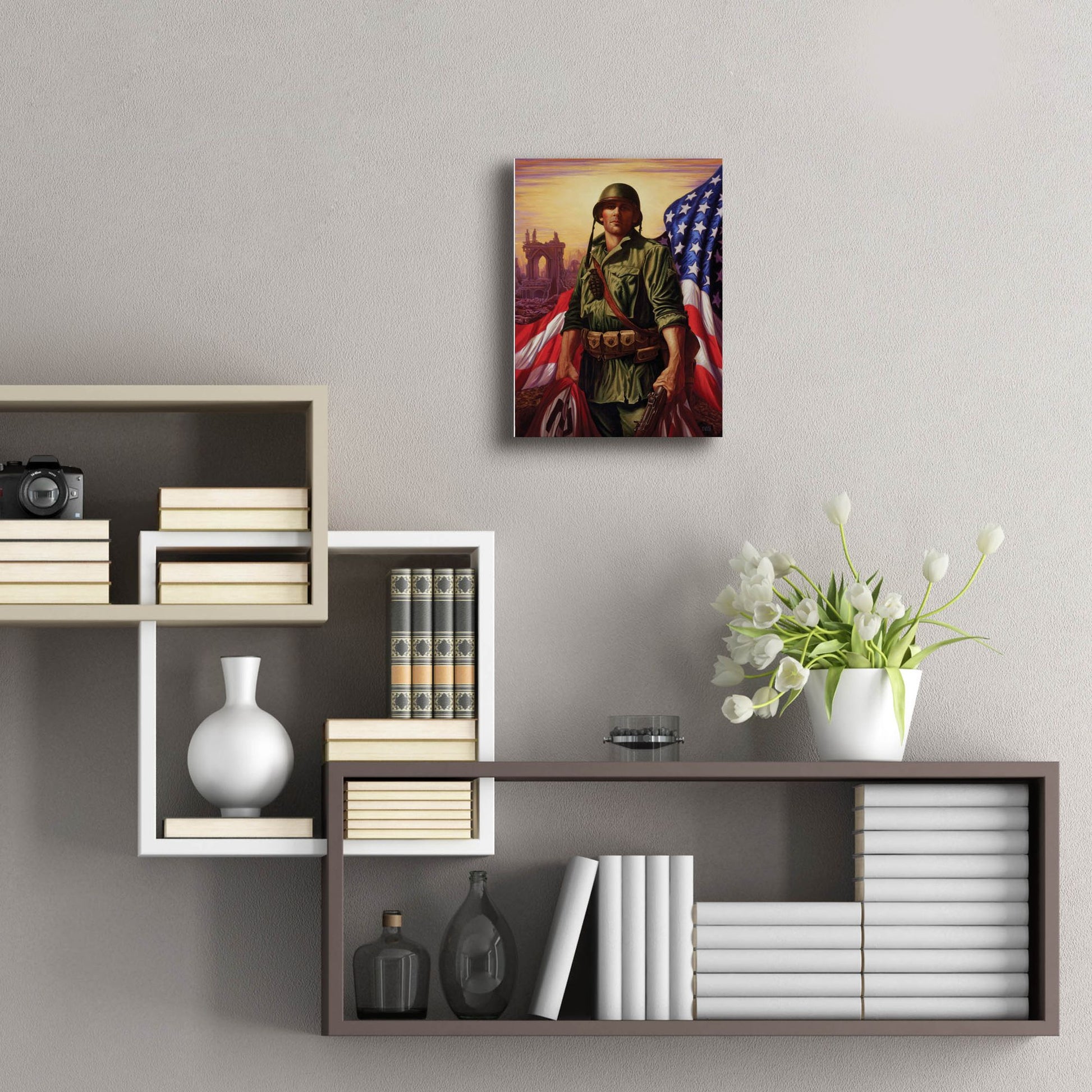 Epic Art 'Liberty' by Christopher Nick, Acrylic Glass Wall Art,12x16