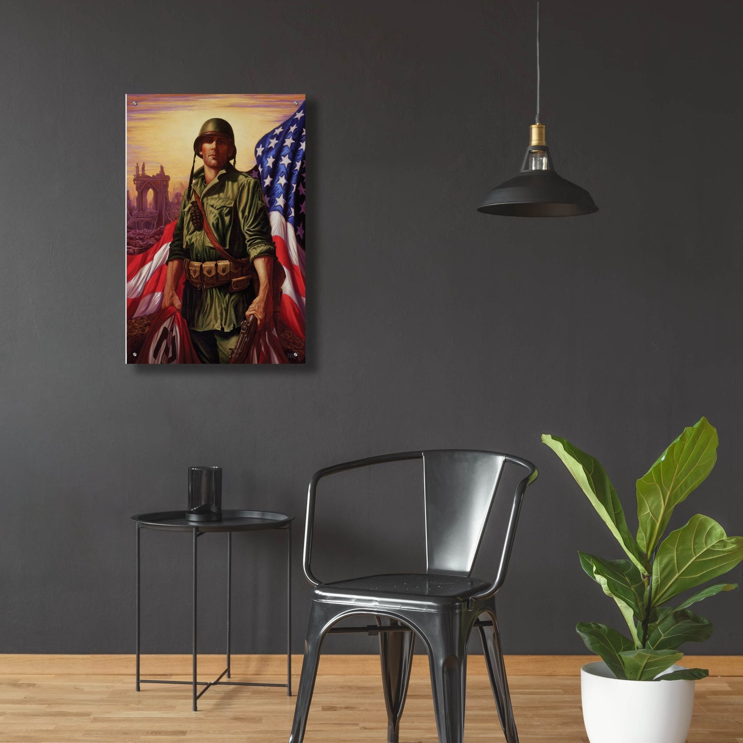 Epic Art 'Liberty' by Christopher Nick, Acrylic Glass Wall Art,24x36