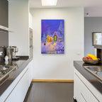 Xmas Cabin by Christopher Nick - 24x36 acrylic wall art in a room