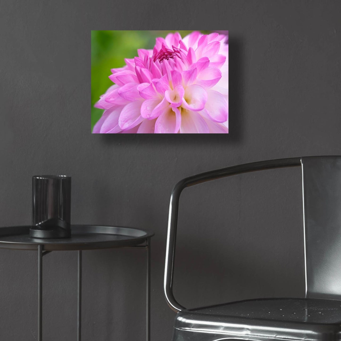 Epic Art 'Cerise Pink Dahlia' by Cora Niele, Acrylic Glass Wall Art,16x12