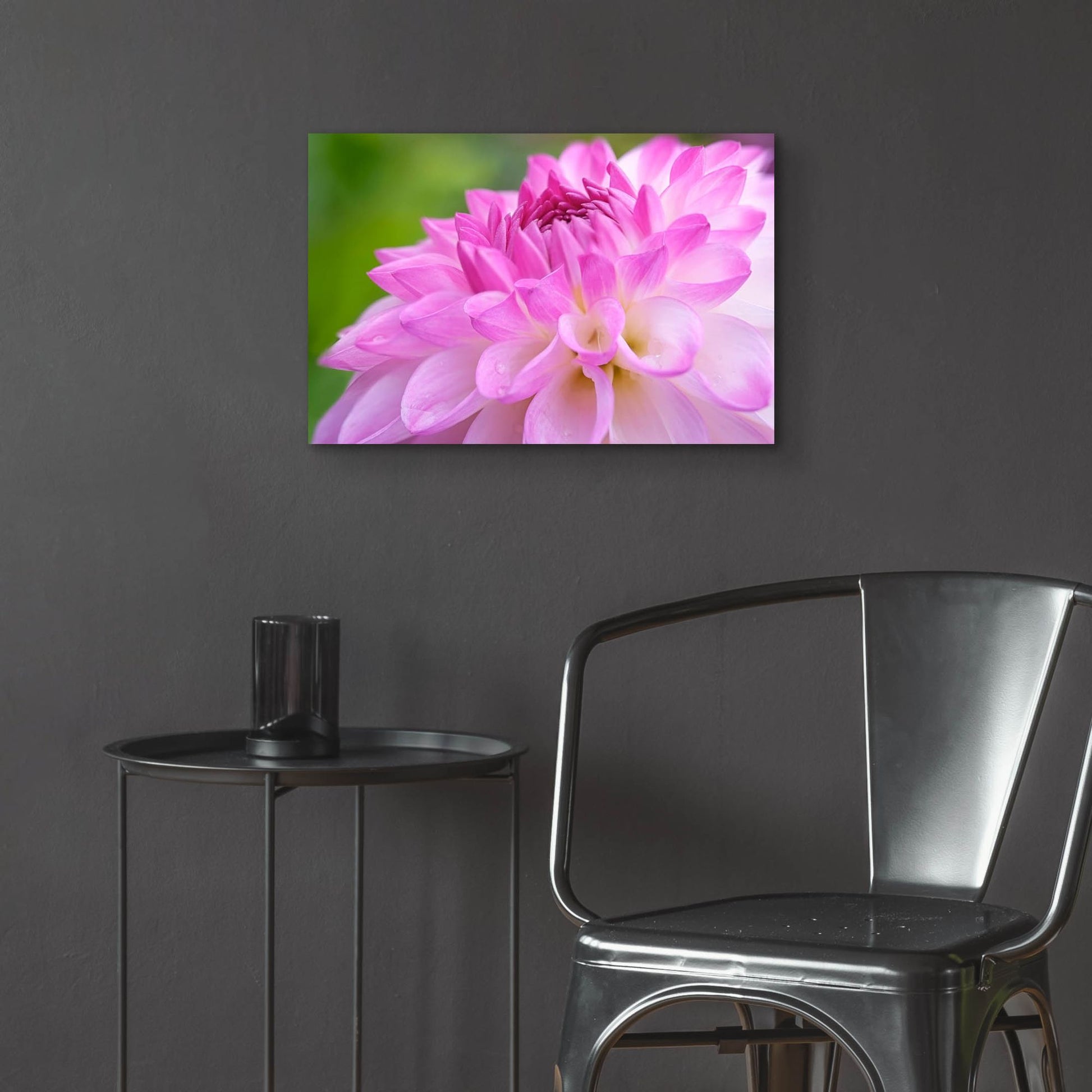 Epic Art 'Cerise Pink Dahlia' by Cora Niele, Acrylic Glass Wall Art,24x16