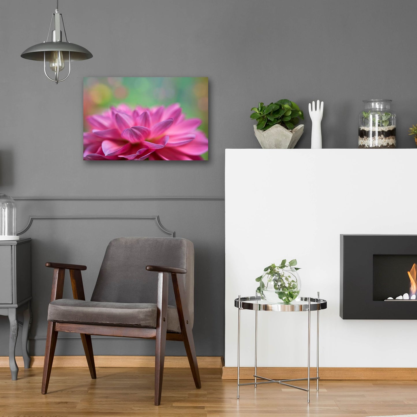 Epic Art 'Dahlia Petals' by Cora Niele, Acrylic Glass Wall Art,24x16