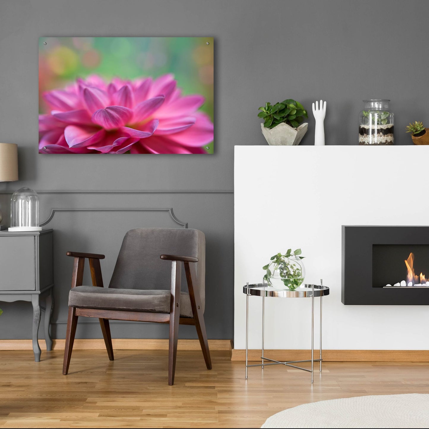 Epic Art 'Dahlia Petals' by Cora Niele, Acrylic Glass Wall Art,36x24