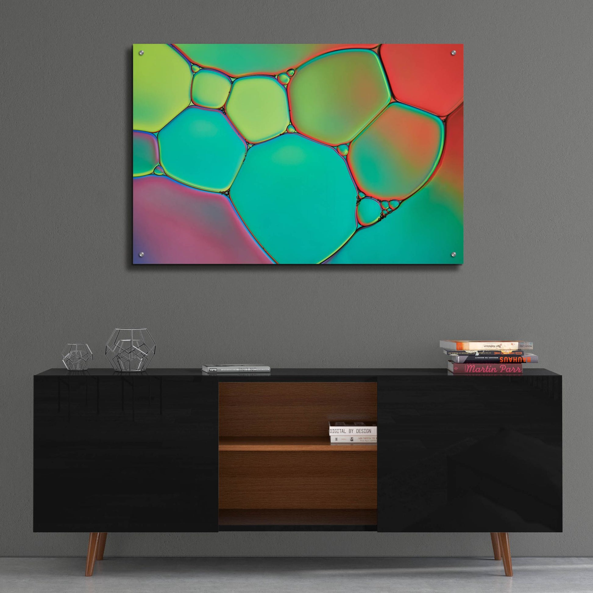 Epic Art 'Stained Glass III' by Cora Niele, Acrylic Glass Wall Art,36x24