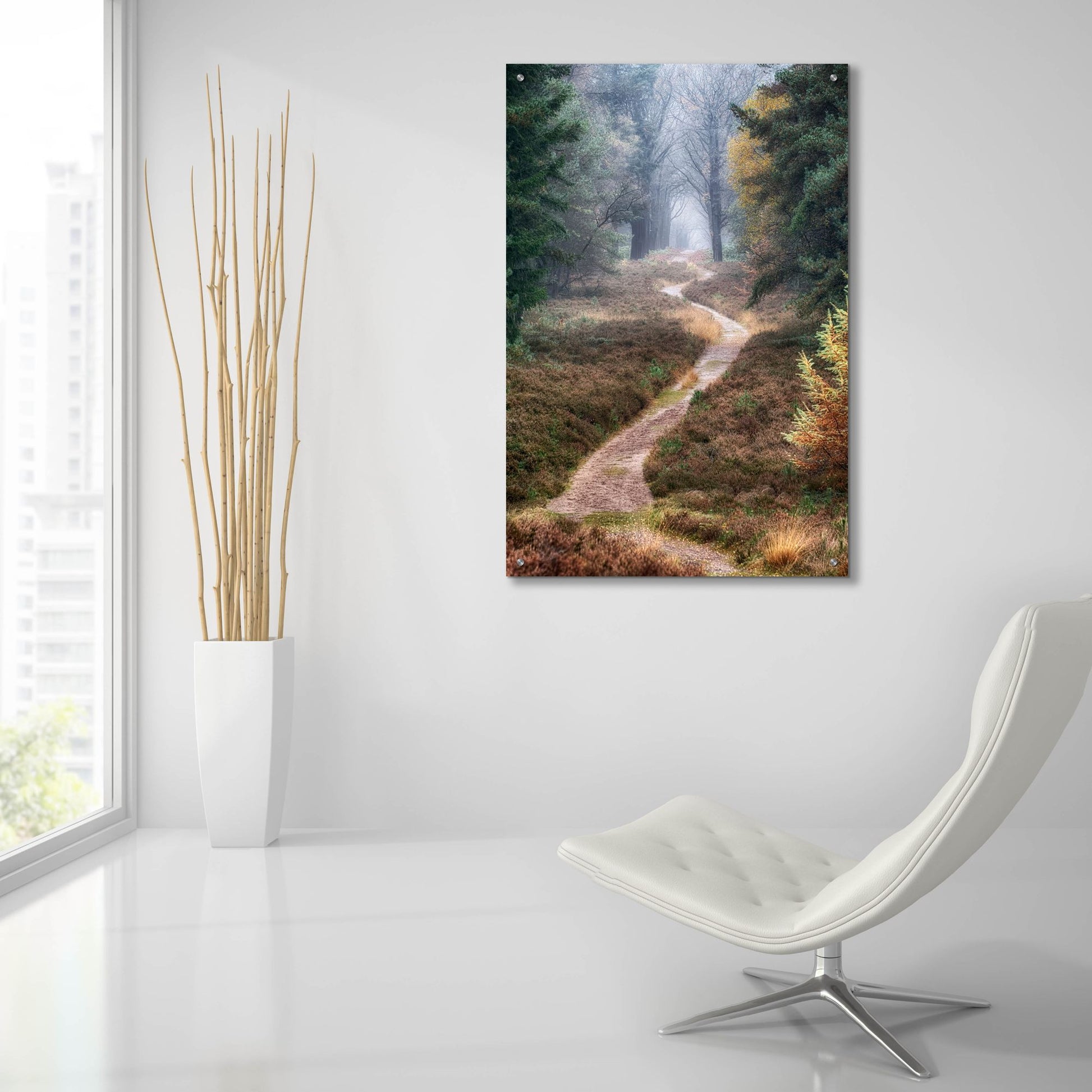 Epic Art 'Hiking Trail' by Cora Niele, Acrylic Glass Wall Art,24x36