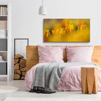 Aurora Tulips by Cora Niele - 48x24 acrylic wall art in a room
