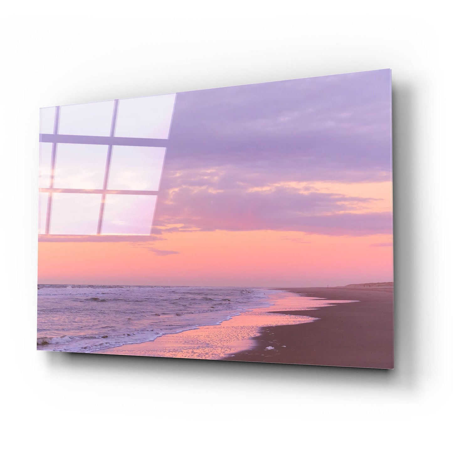 Epic Art 'After Sunset Beach' by Cora Niele, Acrylic Glass Wall Art,24x16