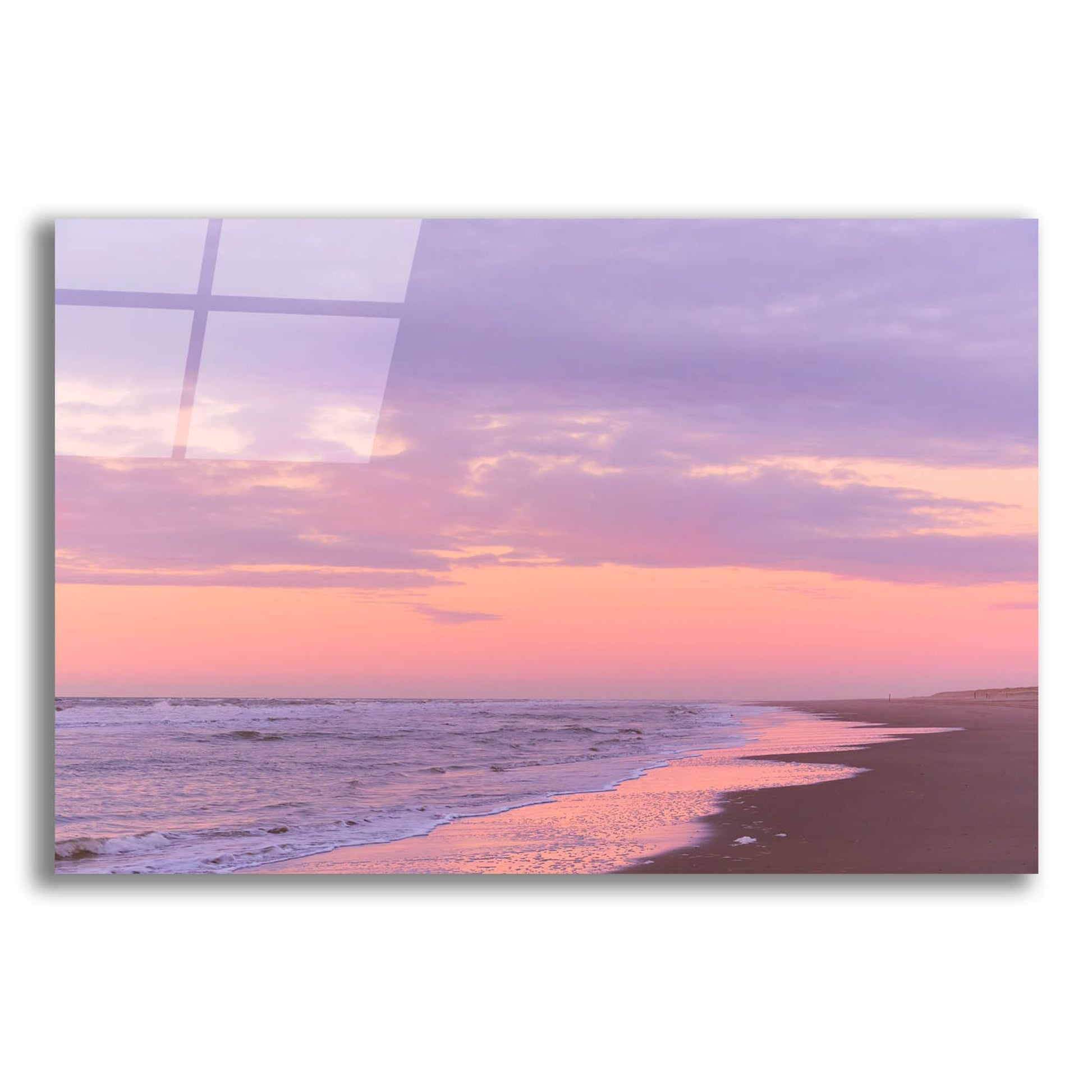 Epic Art 'After Sunset Beach' by Cora Niele, Acrylic Glass Wall Art,24x16