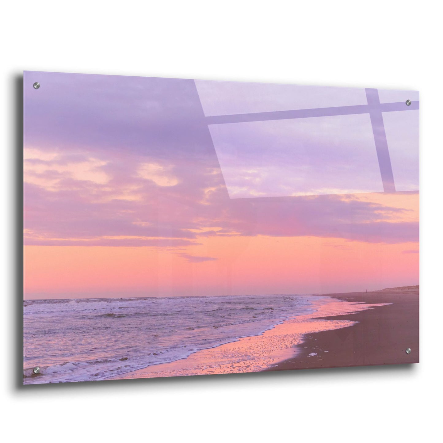 Epic Art 'After Sunset Beach' by Cora Niele, Acrylic Glass Wall Art,36x24