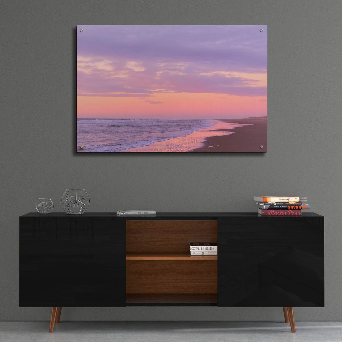 After Sunset Beach by Cora Niele - 36x24 acrylic wall art in a room