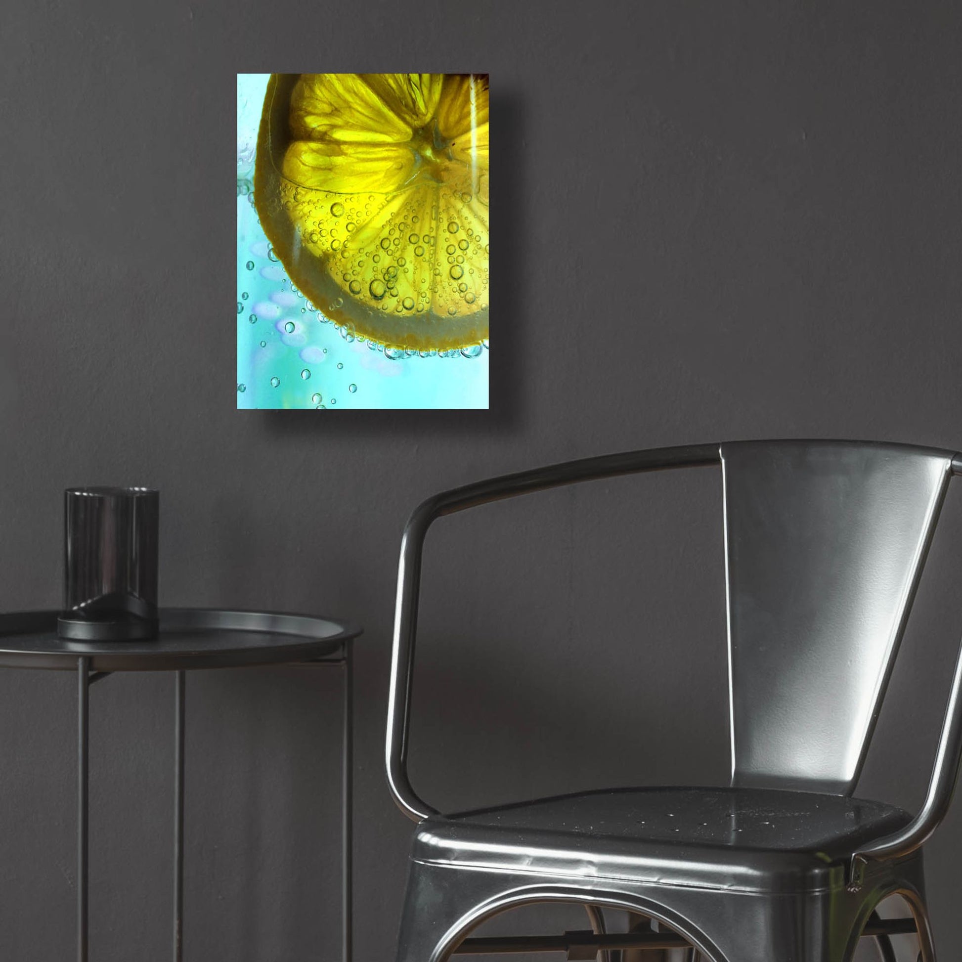 Epic Art 'Lemon Wheel' by Dana Brett Munach, Acrylic Glass Wall Art,12x16