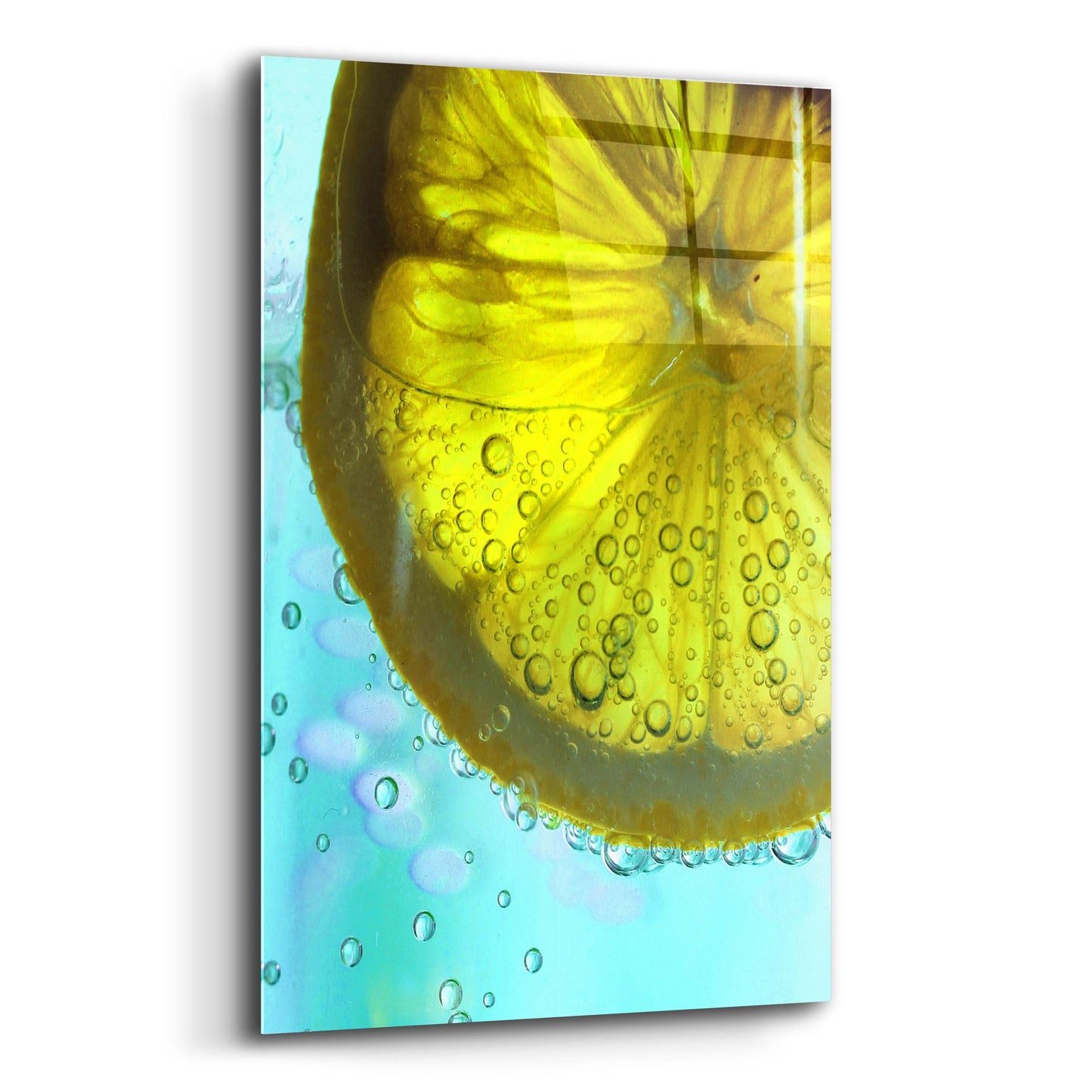 Epic Art 'Lemon Wheel' by Dana Brett Munach, Acrylic Glass Wall Art,16x24