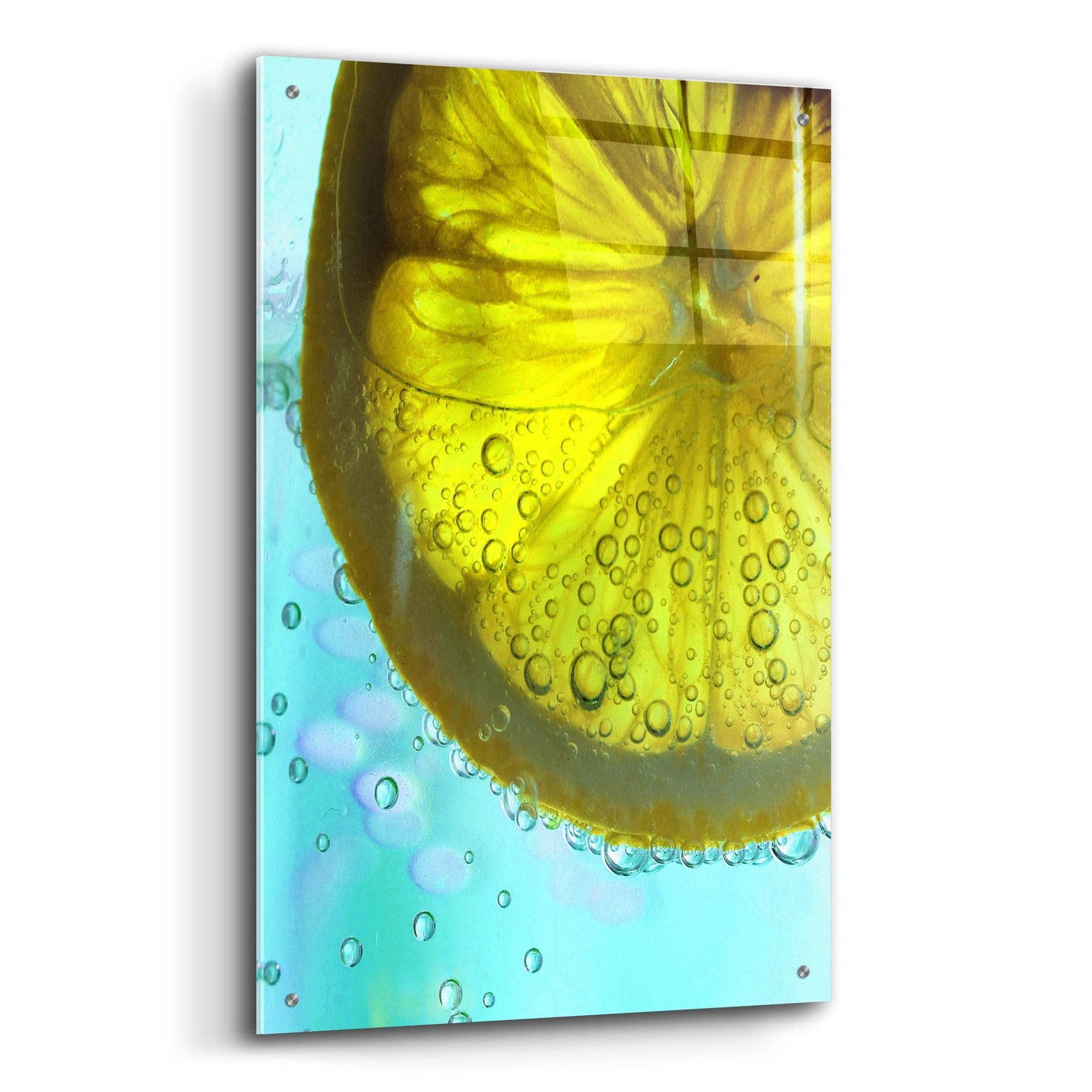 Epic Art 'Lemon Wheel' by Dana Brett Munach, Acrylic Glass Wall Art,24x36