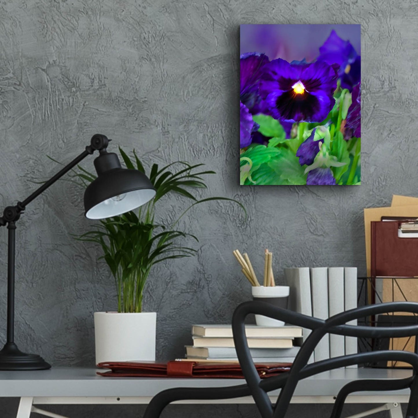 Epic Art 'African Pan Orchid' by Dana Brett Munach, Acrylic Glass Wall Art,12x16