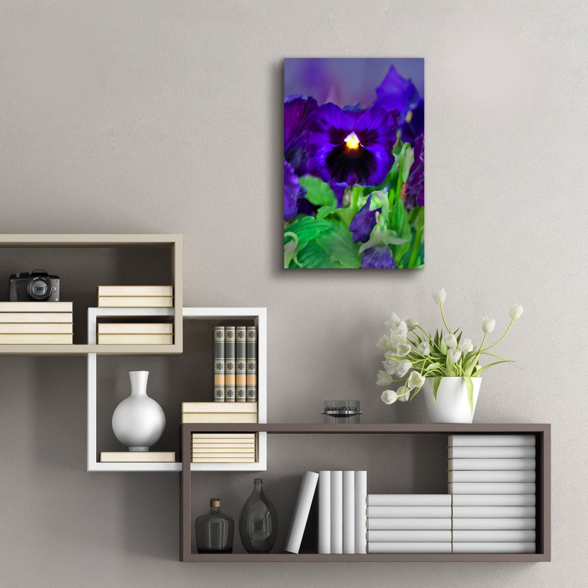 Epic Art 'African Pan Orchid' by Dana Brett Munach, Acrylic Glass Wall Art,16x24