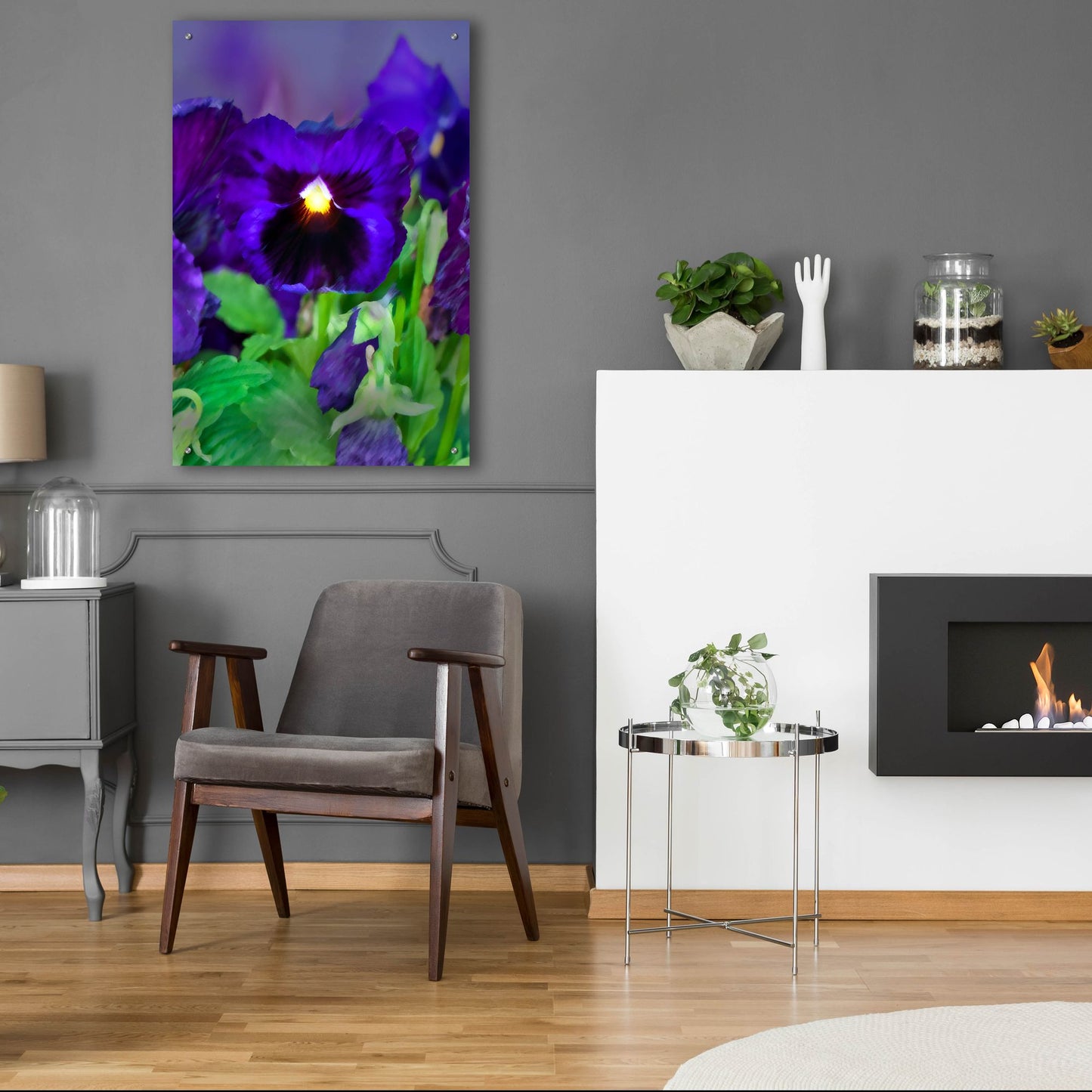 Epic Art 'African Pan Orchid' by Dana Brett Munach, Acrylic Glass Wall Art,24x36