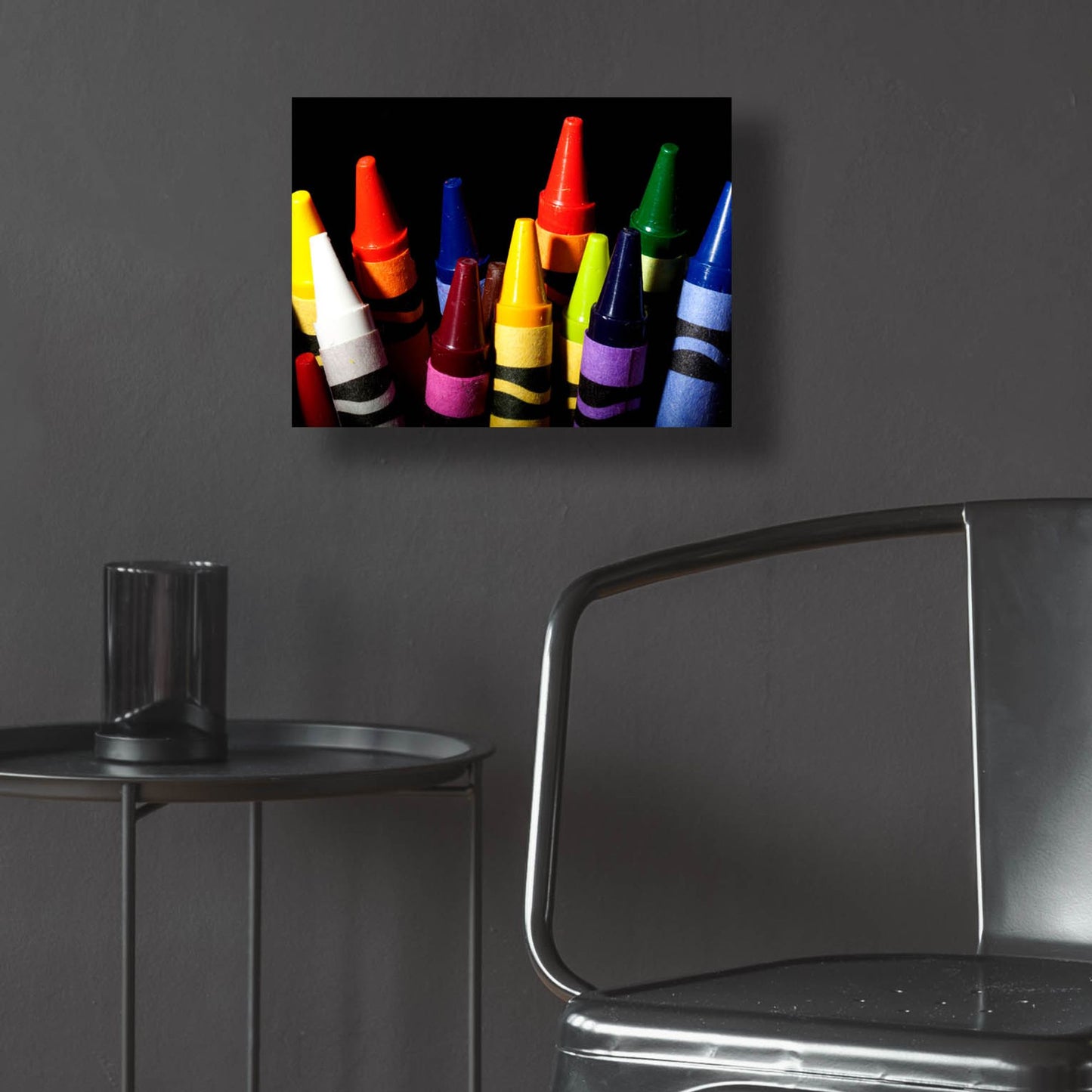 Epic Art 'Crayons' by Dana Brett Munach, Acrylic Glass Wall Art,16x12
