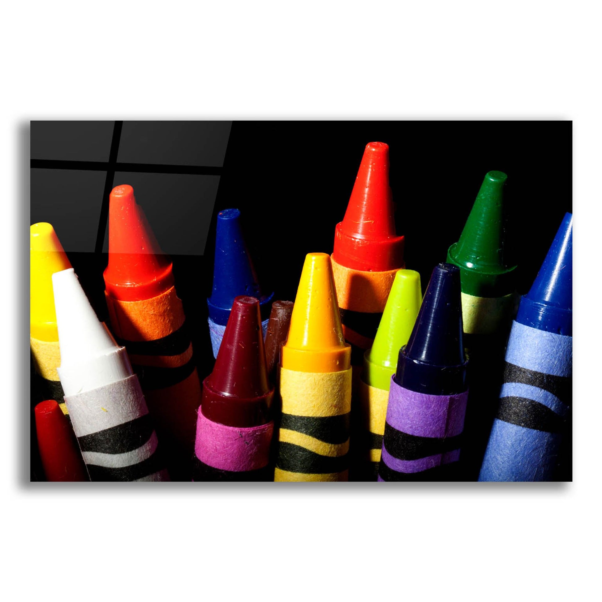 Epic Art 'Crayons' by Dana Brett Munach, Acrylic Glass Wall Art