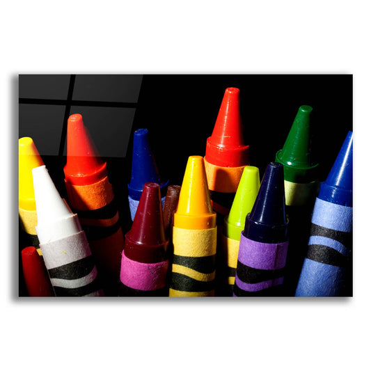 Epic Art 'Crayons' by Dana Brett Munach, Acrylic Glass Wall Art