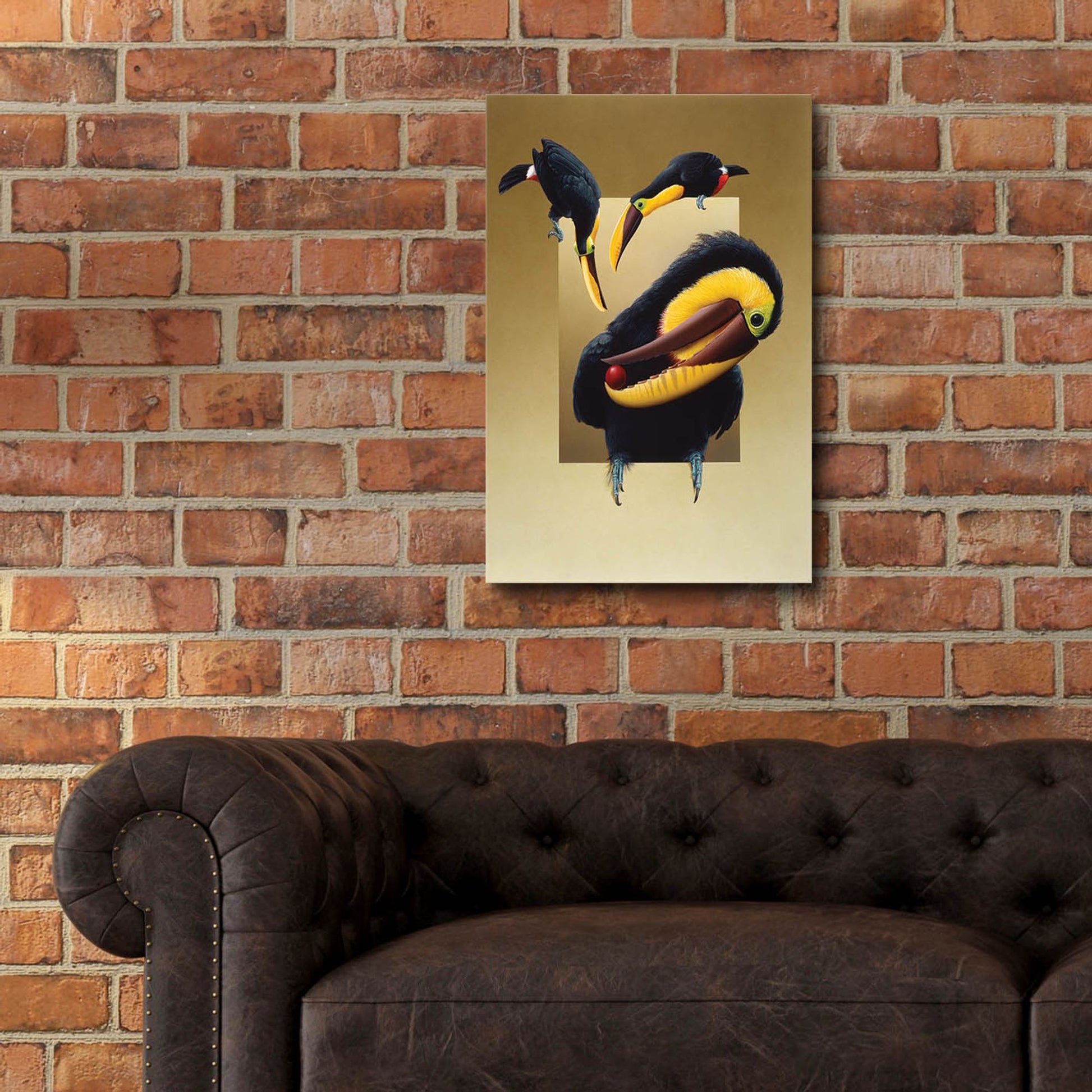 Epic Art 'Chestnut-Mandibled Toucans' by Harro Maass, Acrylic Glass Wall Art,16x24