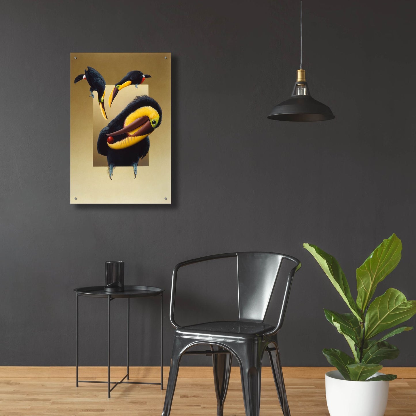 Epic Art 'Chestnut-Mandibled Toucans' by Harro Maass, Acrylic Glass Wall Art,24x36