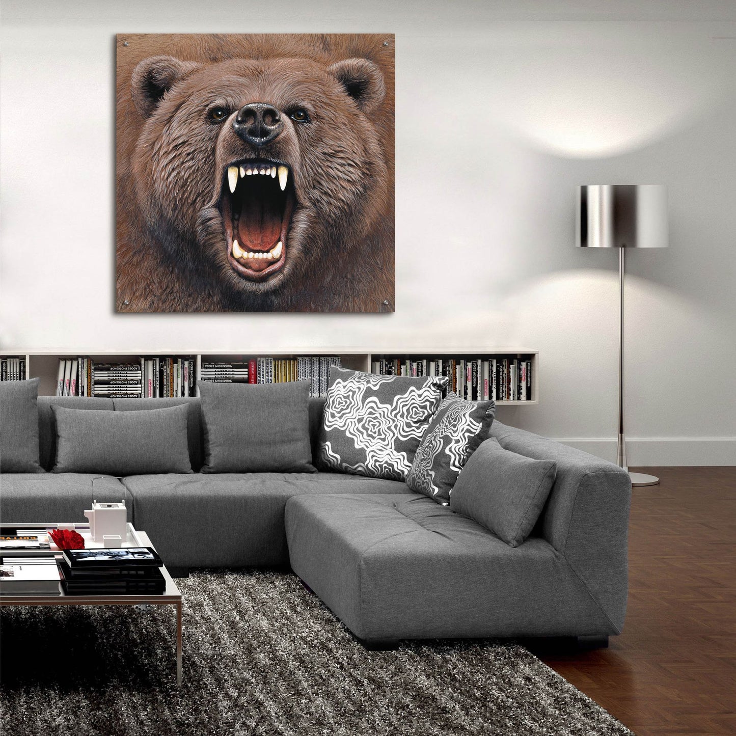 Epic Art 'Bear 2' by Harro Maass, Acrylic Glass Wall Art,36x36