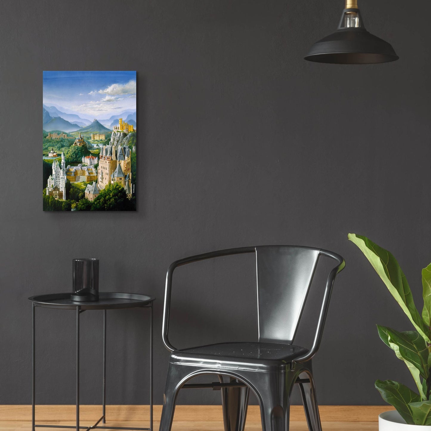 Epic Art 'German Castles' by Harro Maass, Acrylic Glass Wall Art,16x24