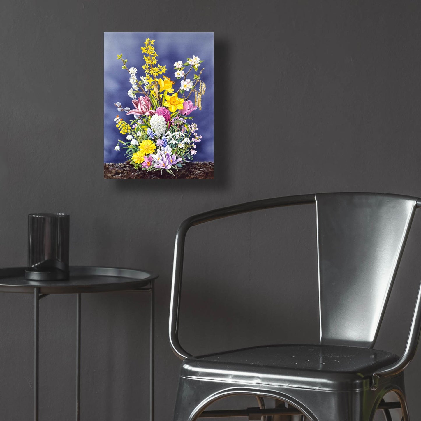 Epic Art 'Spring Flowers' by Harro Maass, Acrylic Glass Wall Art,12x16