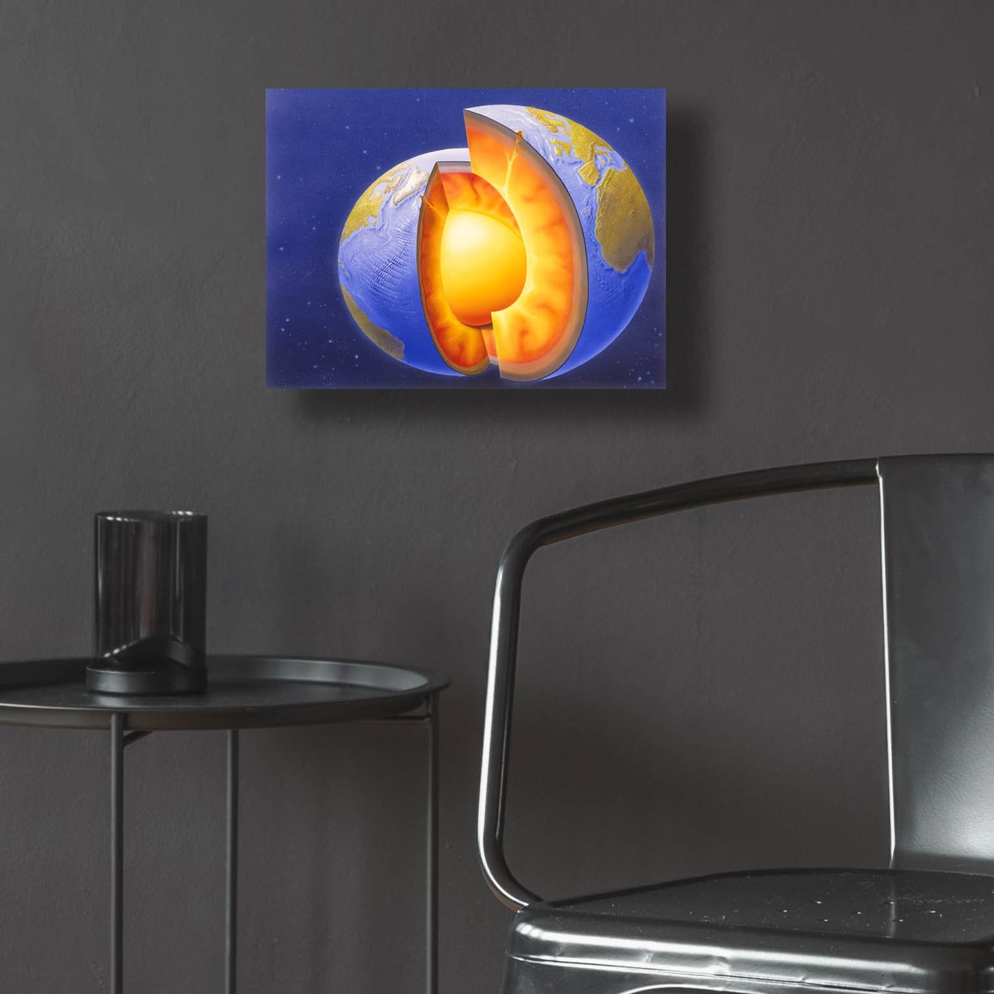 Epic Art 'The Earth' by Harro Maass, Acrylic Glass Wall Art,16x12