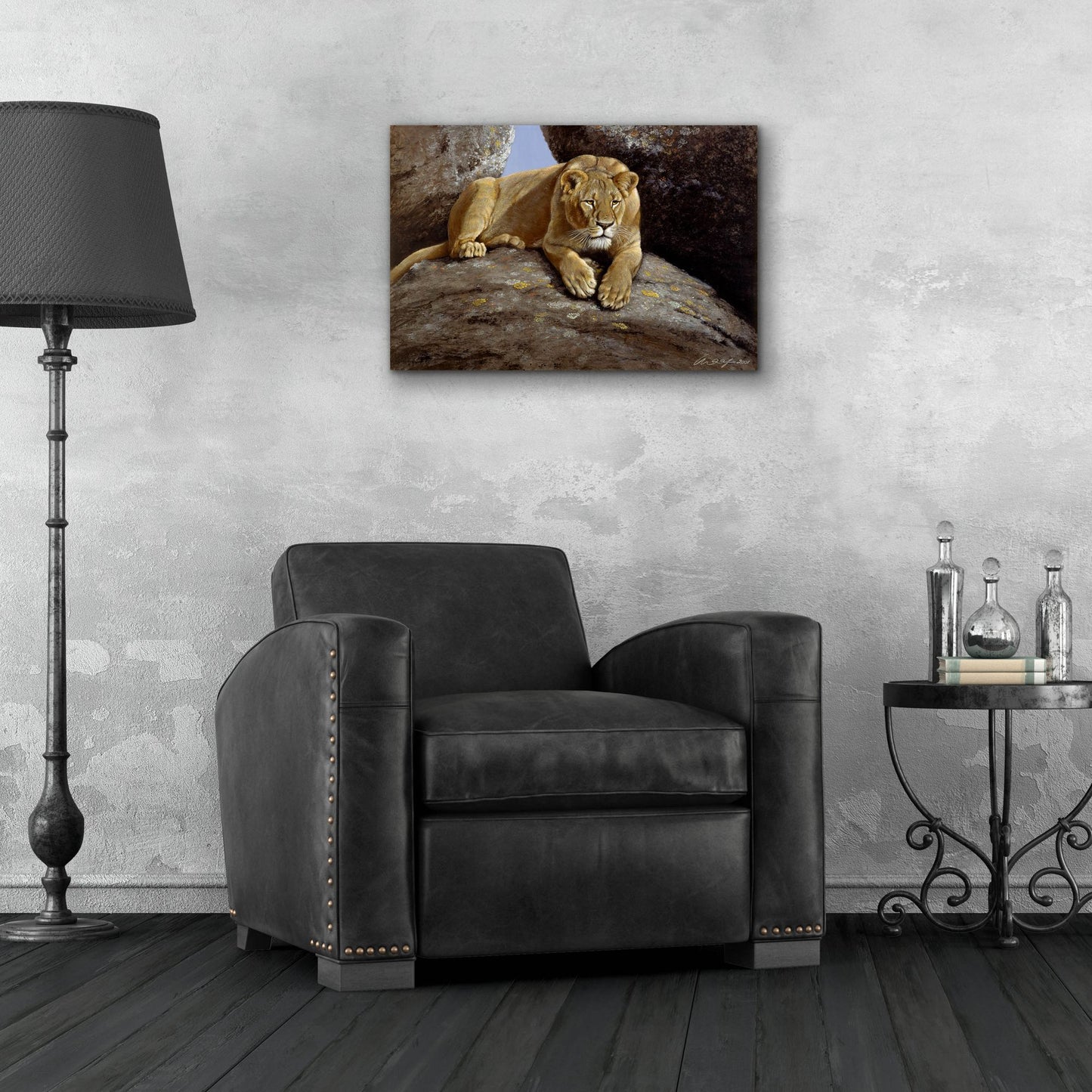 Epic Art 'Lioness' by Harro Maass, Acrylic Glass Wall Art,24x16