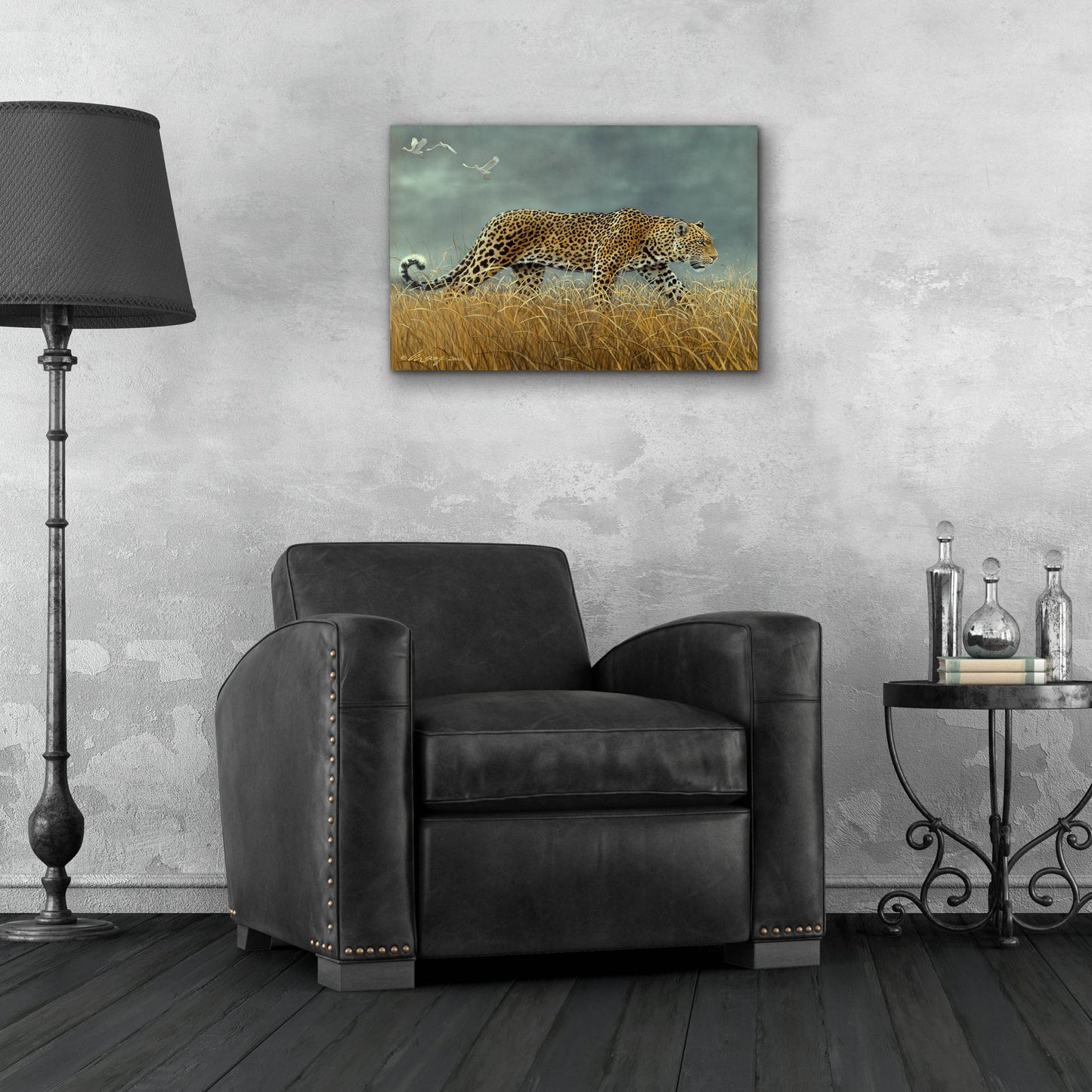 Epic Art 'Leopard 2' by Harro Maass, Acrylic Glass Wall Art,24x16