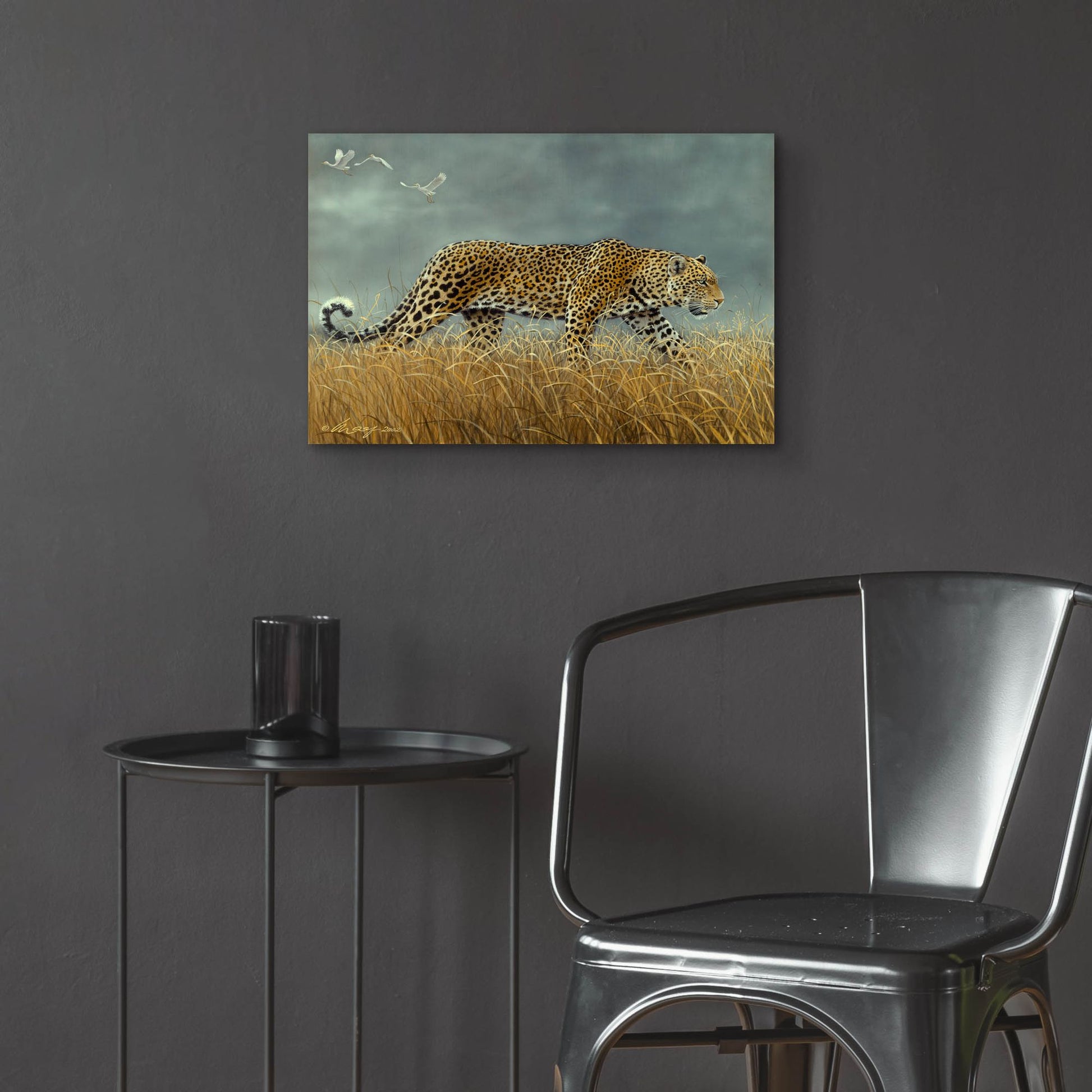 Epic Art 'Leopard 2' by Harro Maass, Acrylic Glass Wall Art,24x16
