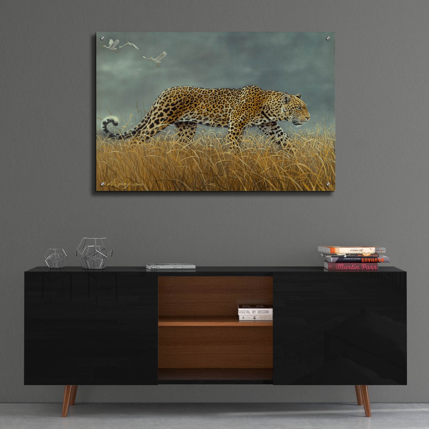 Epic Art 'Leopard 2' by Harro Maass, Acrylic Glass Wall Art,36x24