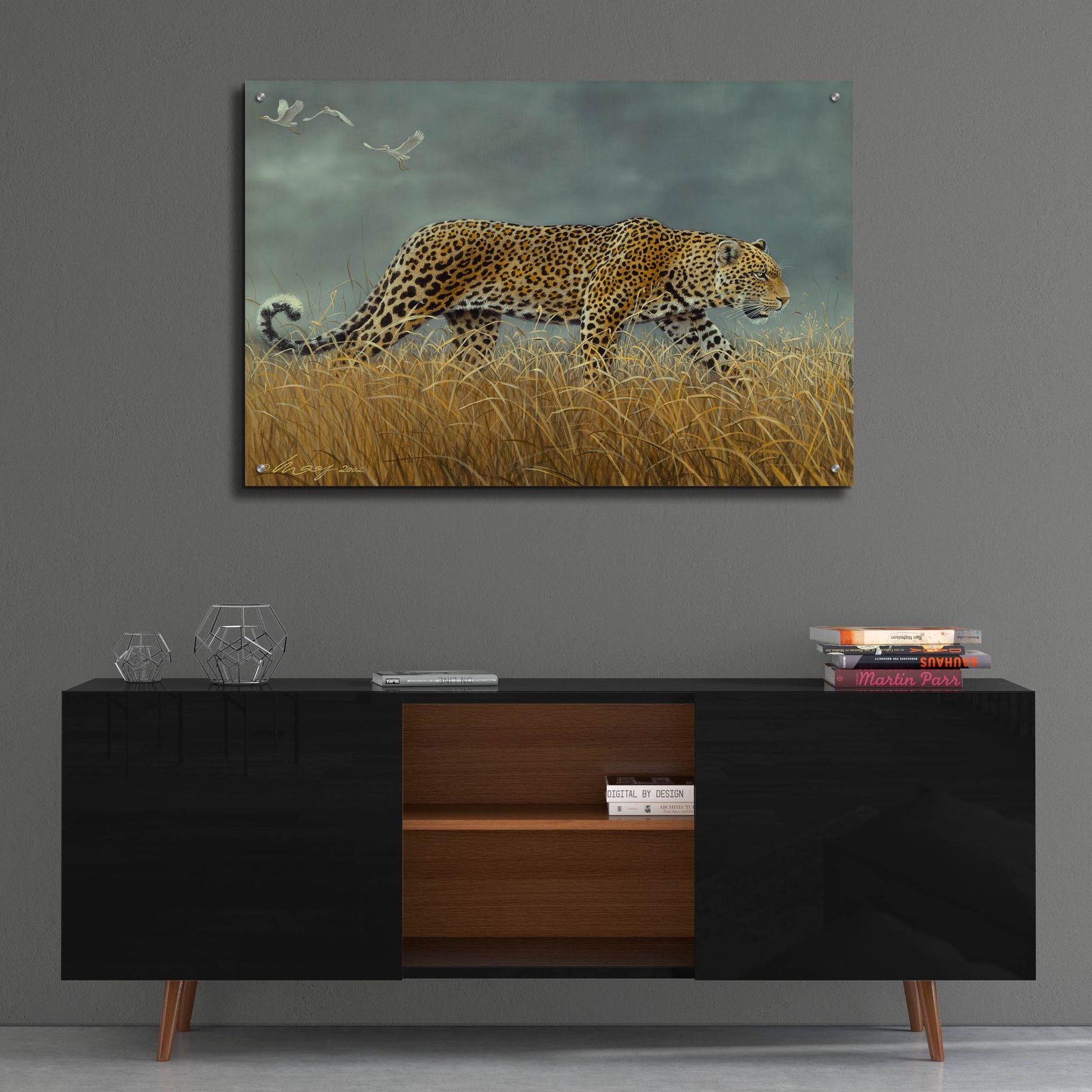 Epic Art 'Leopard 2' by Harro Maass, Acrylic Glass Wall Art,36x24