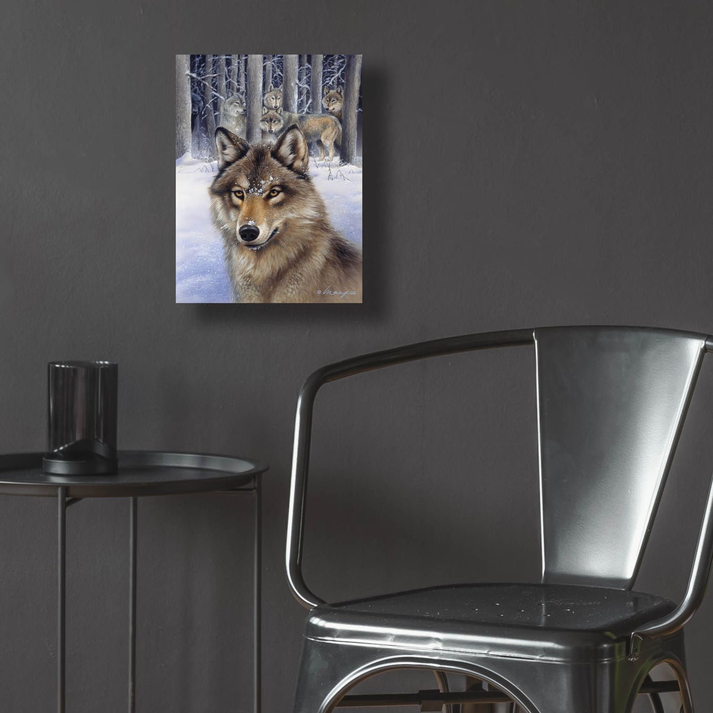 Epic Art 'Wolfpack' by Harro Maass, Acrylic Glass Wall Art,12x16