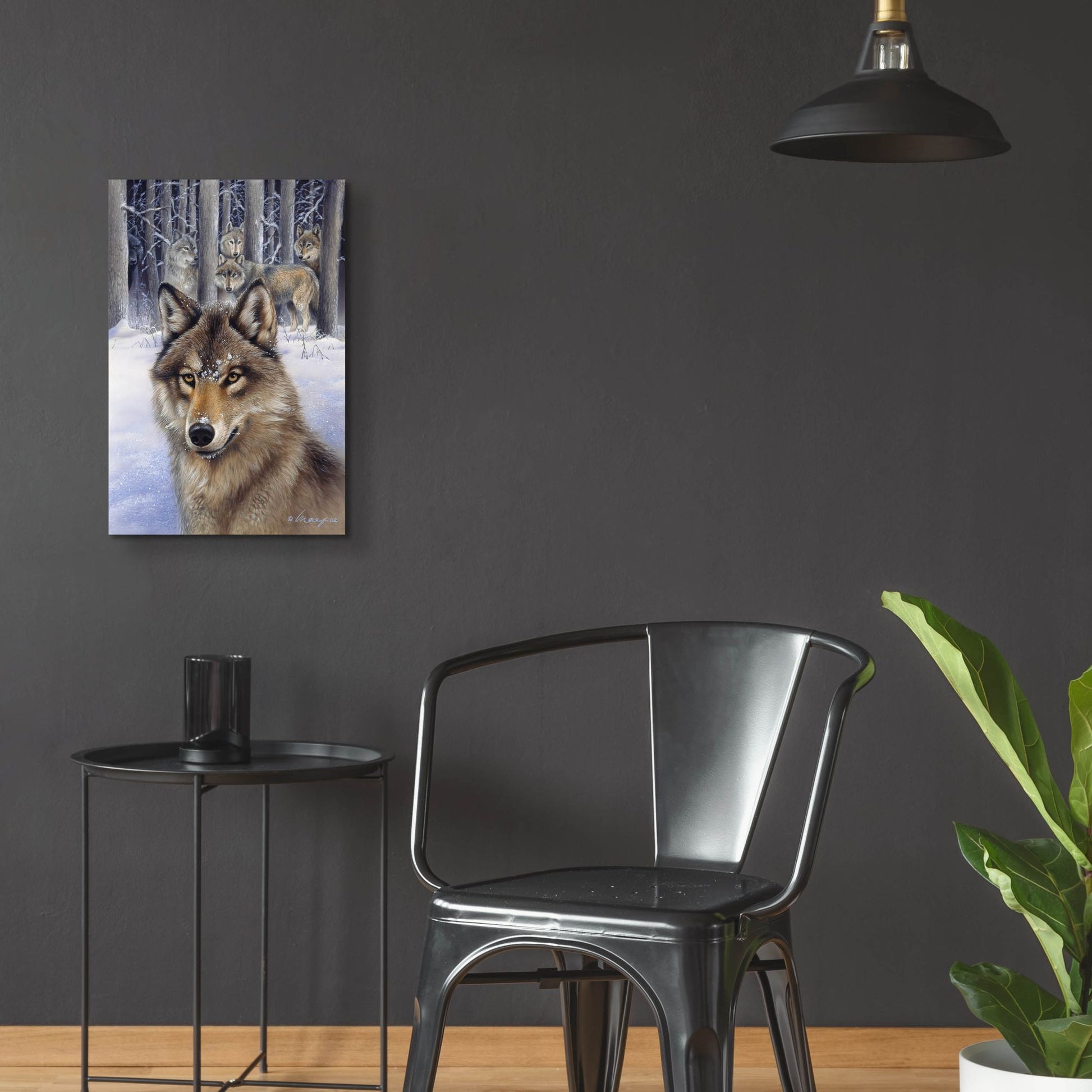 Epic Art 'Wolfpack' by Harro Maass, Acrylic Glass Wall Art,16x24