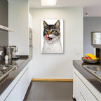 Epic Art 'Cat' by Harro Maass, Acrylic Glass Wall Art,24x36