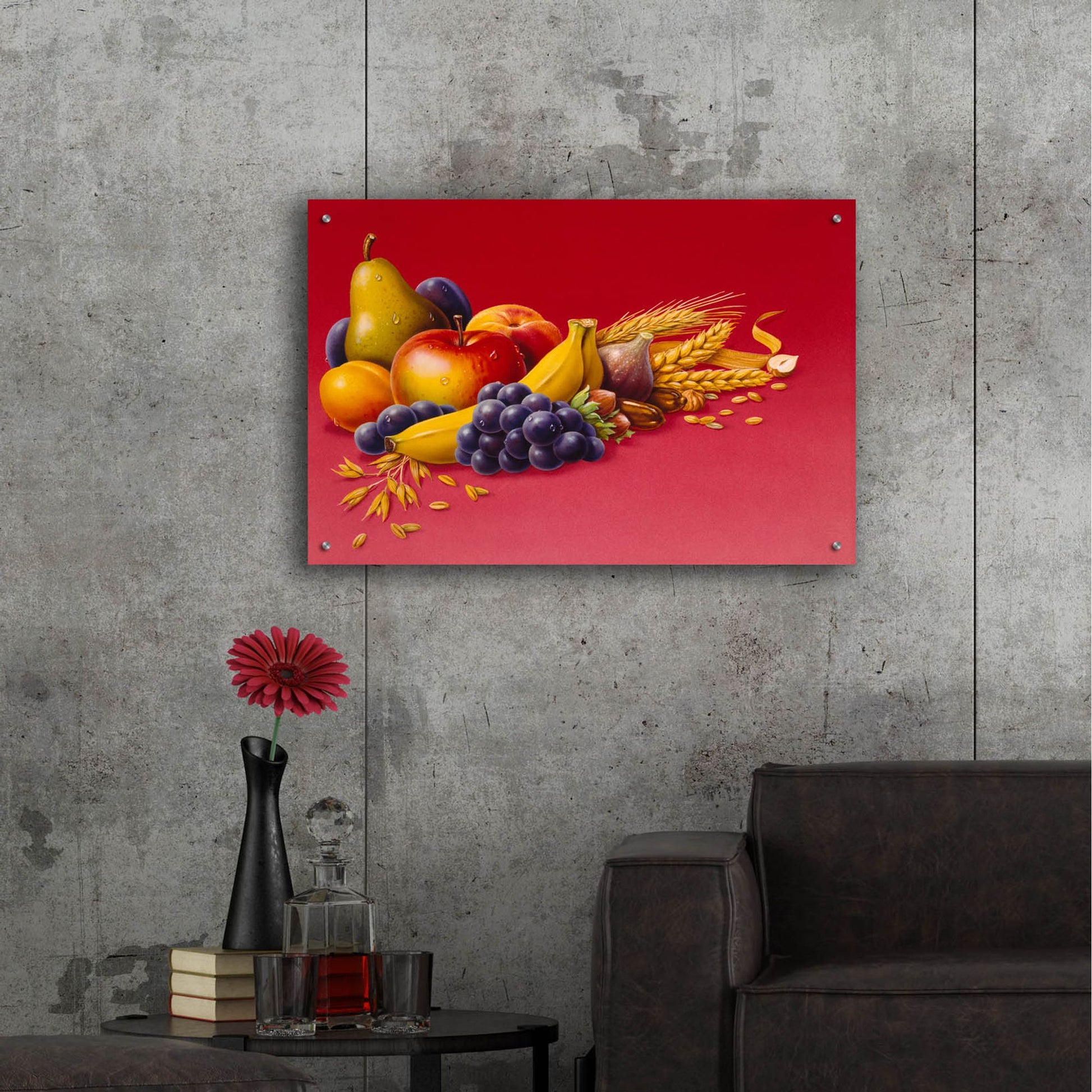 Epic Art 'Fruit        ' by Harro Maass, Acrylic Glass Wall Art,36x24