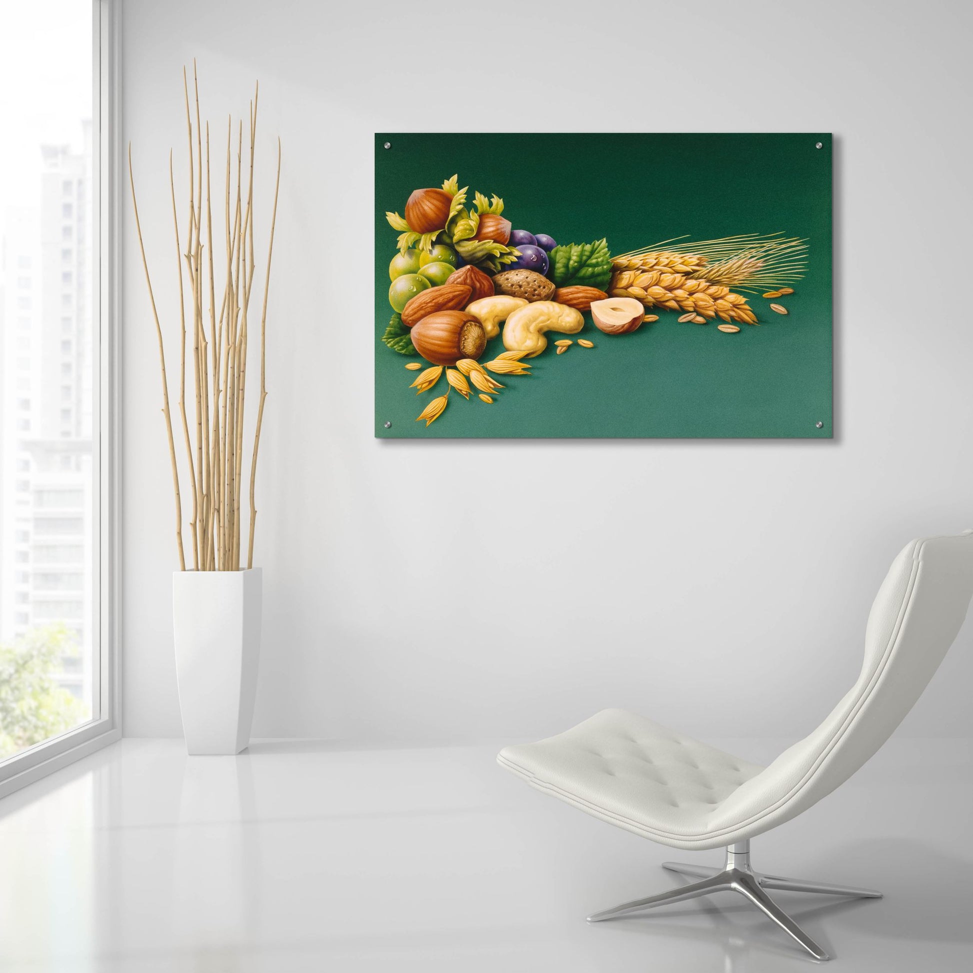 Epic Art 'Nuts' by Harro Maass, Acrylic Glass Wall Art,36x24