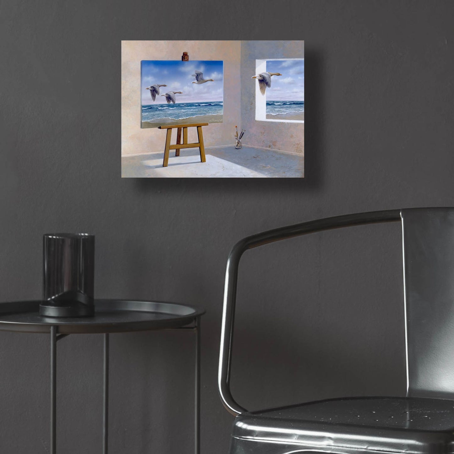 Epic Art 'Goose' by Harro Maass, Acrylic Glass Wall Art,16x12