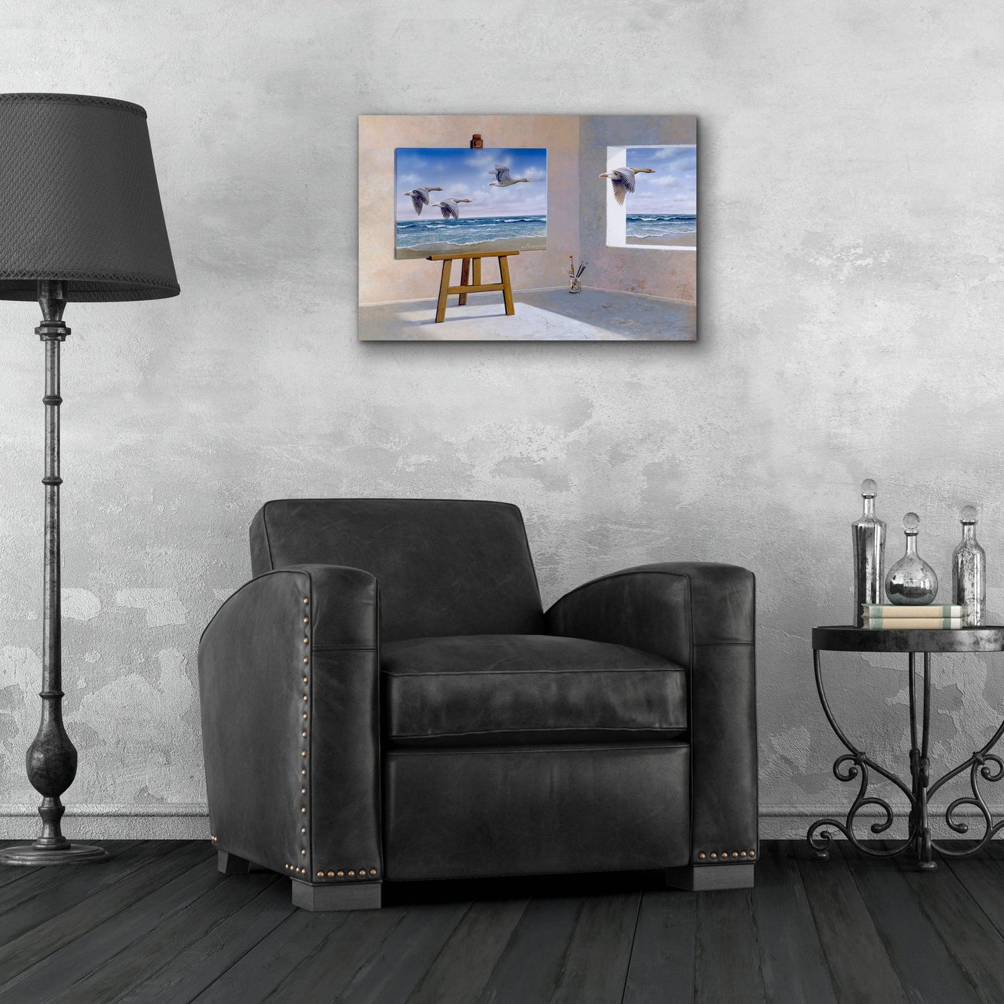 Epic Art 'Goose' by Harro Maass, Acrylic Glass Wall Art,24x16